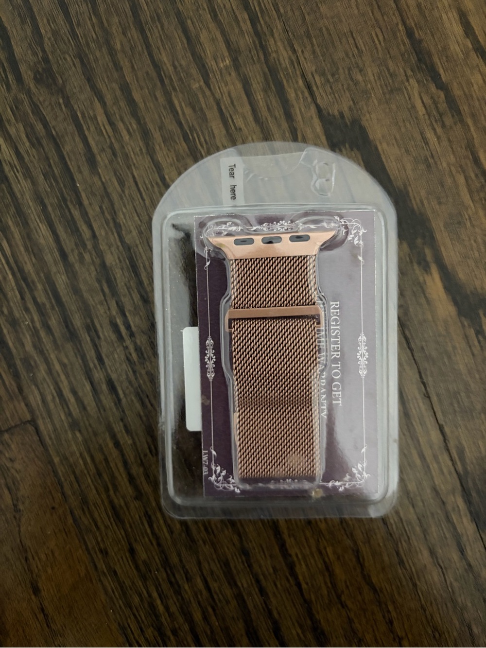 Rose Gold Milanese Loop Stainless Steel Apple Watch Band